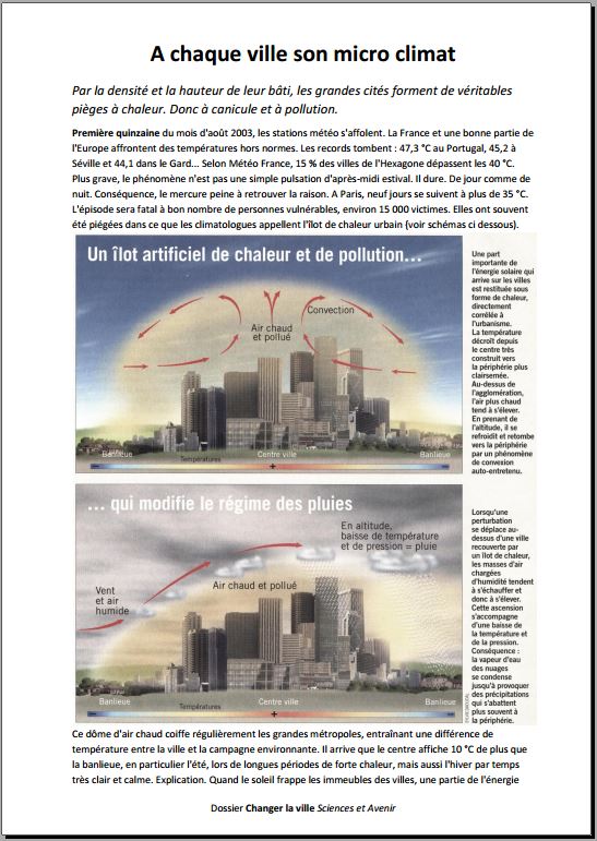 Le micro-climat
